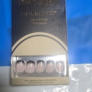 Black French Tip Press On Nails